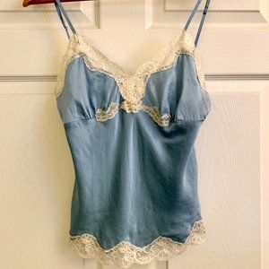 VINTAGE Gold Hawk Silk Cami